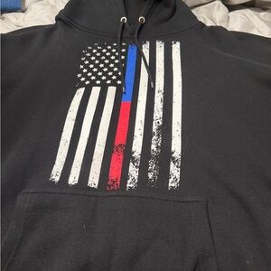 Men's Black Graphic Hoodie we the people